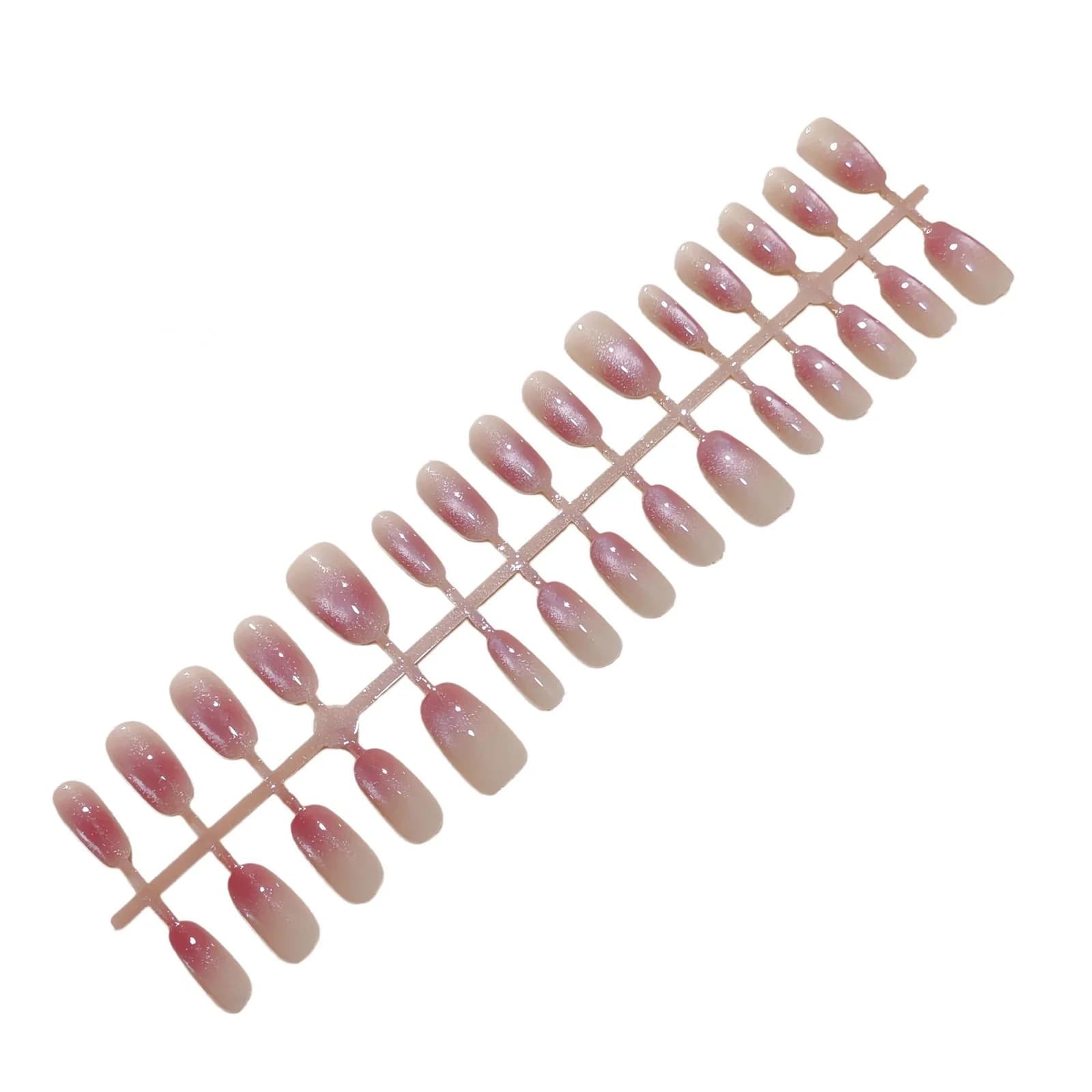 Savunharmaat violetit kissansilmä pikaliimattavat kynnet, lyhyt/keskipitkä ovaali, liukuväri